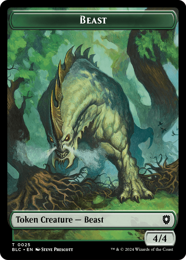 Beast (TBLC-025) [Bloomburrow Commander Tokens]