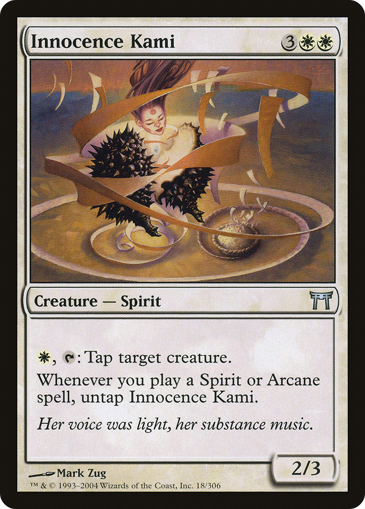 Innocence Kami (CHK-018) [Champions of Kamigawa]