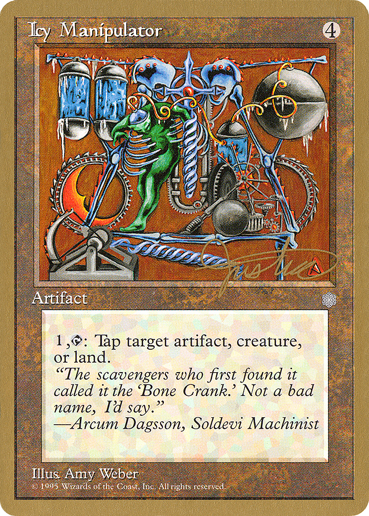 Icy Manipulator - 1996 Mark Justice (ICE) [Pro Tour Collector Set]