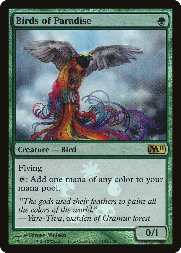 Birds of Paradise (BABP-165) [Magic 2011 Promos] Foil