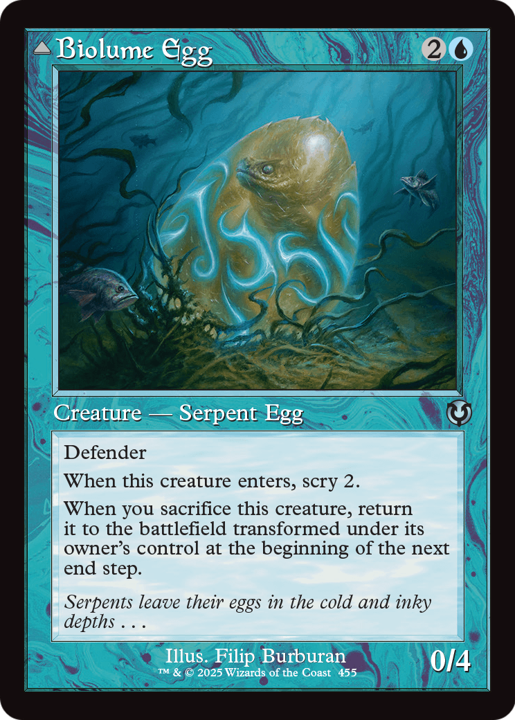 Biolume Egg (Retro Frame) (INR-455) [Innistrad Remastered]