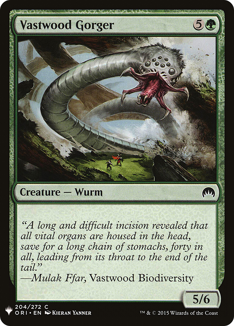 Vastwood Gorger (LIST-ORI-204) [The List]