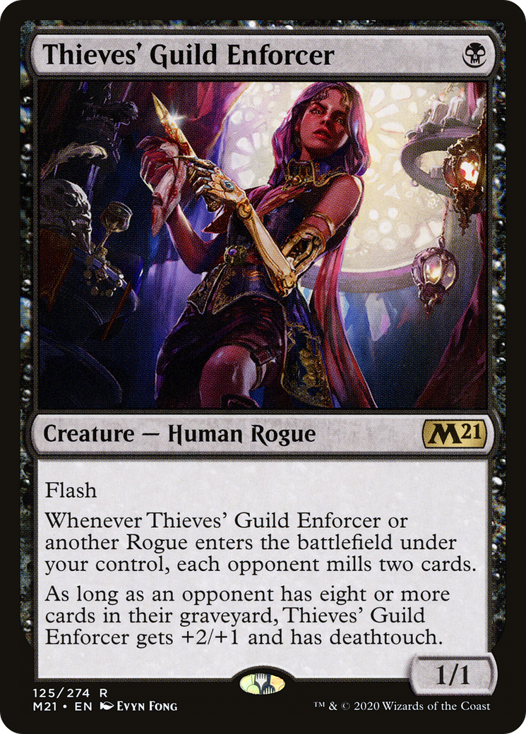 Thieves' Guild Enforcer (M21-125) [Core Set 2021] Foil