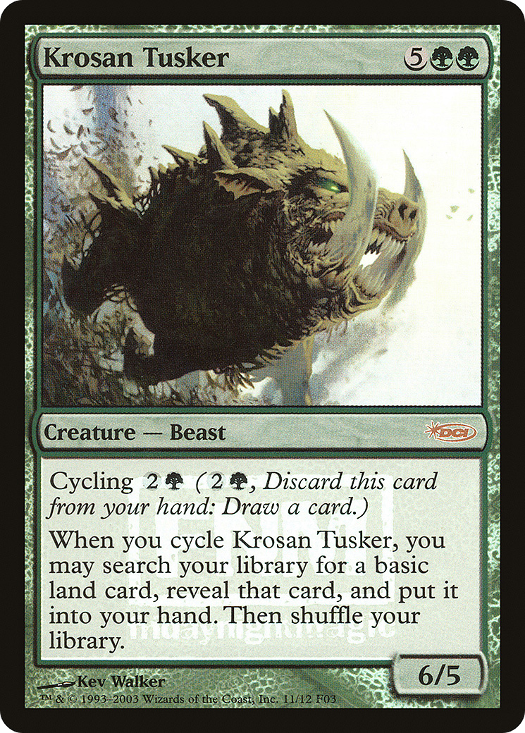 Krosan Tusker [Friday Night Magic 2003] Foil