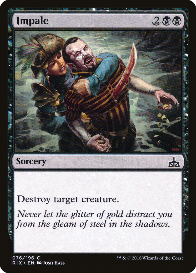 Impale (RIX-076) [Rivals of Ixalan] Foil