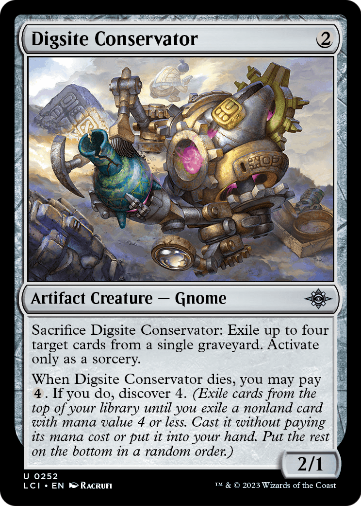 Digsite Conservator (LCI-252) [The Lost Caverns of Ixalan] Foil