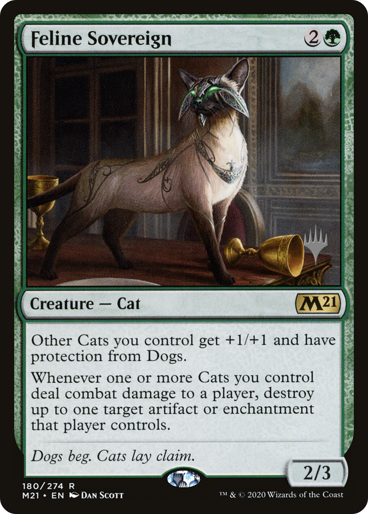 Feline Sovereign (PPM21-180) [Promo Pack: Core Set 2021 Promos] Foil
