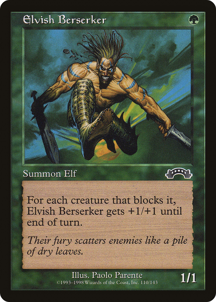 Elvish Berserker (EXO-110) [Exodus]