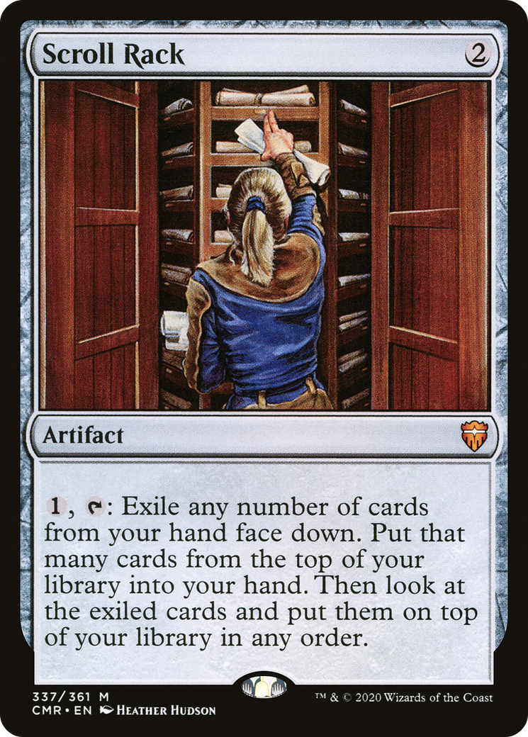 Scroll Rack (CMR-337) [Commander Legends] Foil