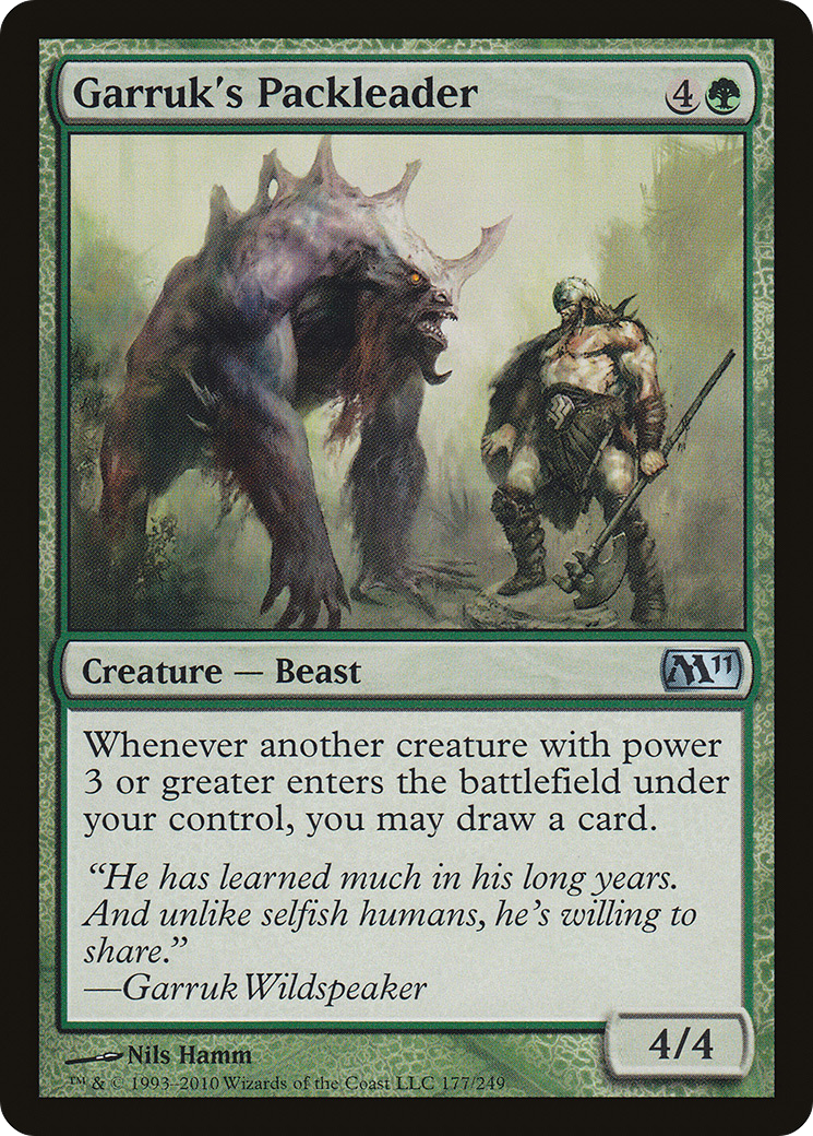 Garruk's Packleader (M11-177) [Magic 2011]
