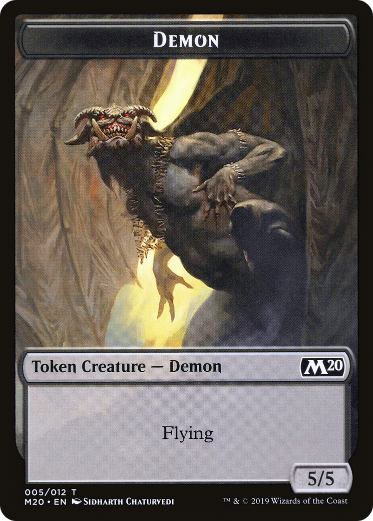 Demon Token (M20-005) [Core Set 2020 Tokens]