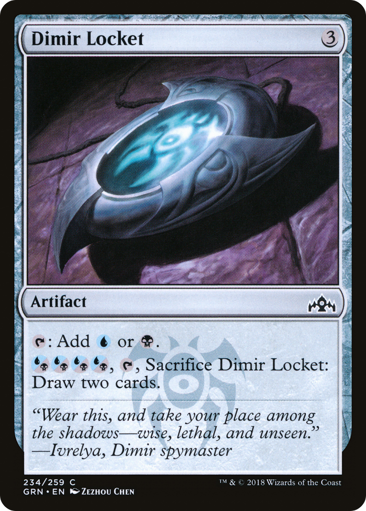 Dimir Locket (GRN-234) [Guilds of Ravnica] Foil