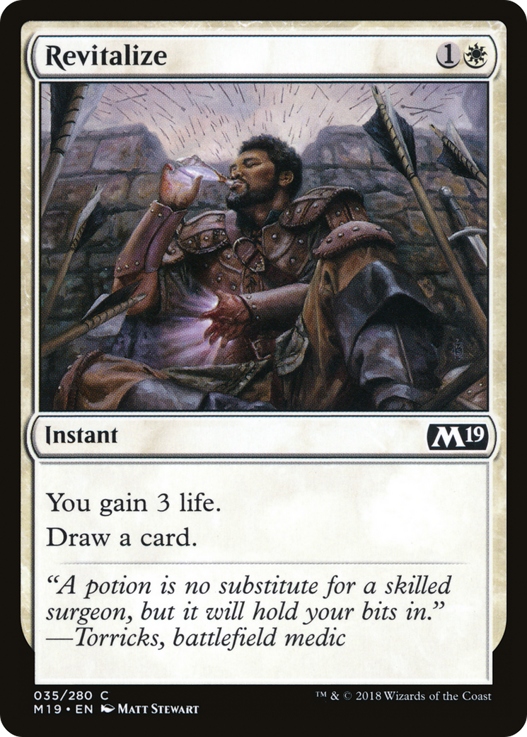 Revitalize (M19-035) [Core Set 2019] Foil