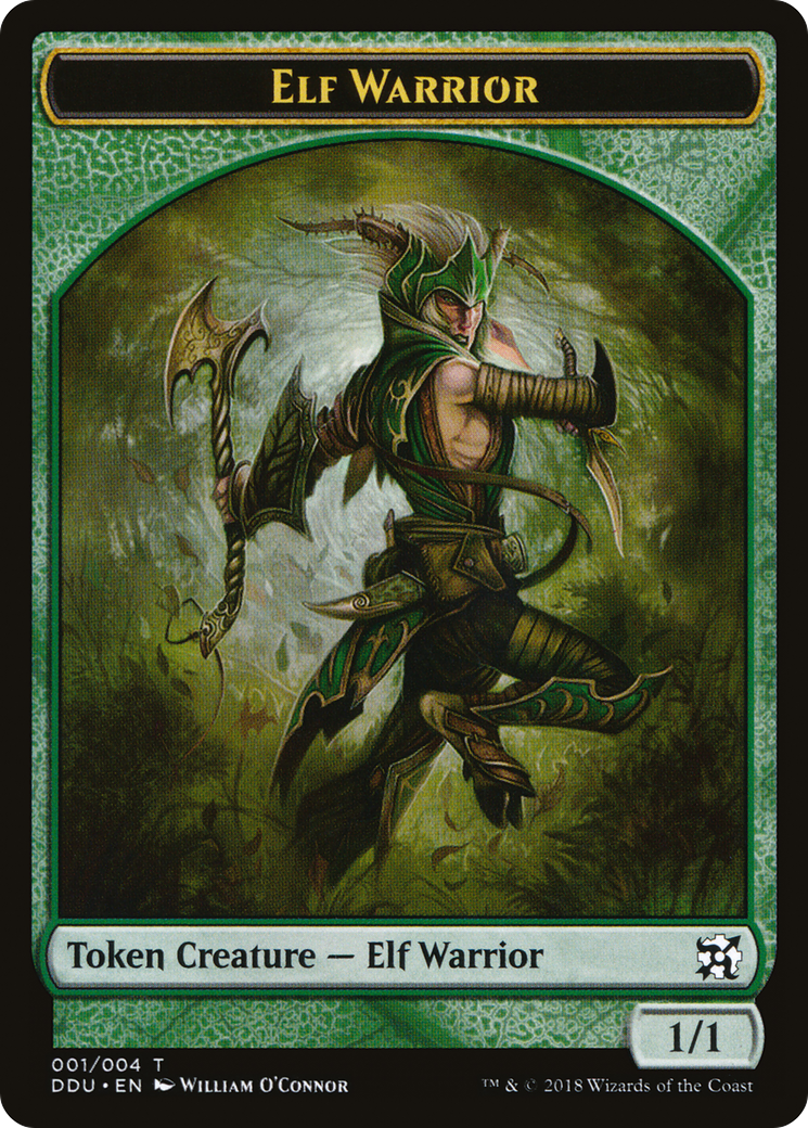 Elf Warrior Token (DDU-001) [Duel Decks: Elves vs. Inventors Tokens]