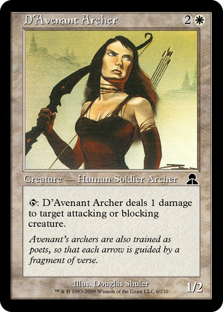 D'Avenant Archer (ME3-006) [Masters Edition III]