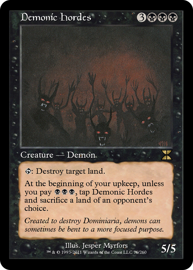 Demonic Hordes (ME4-076) [Masters Edition IV]