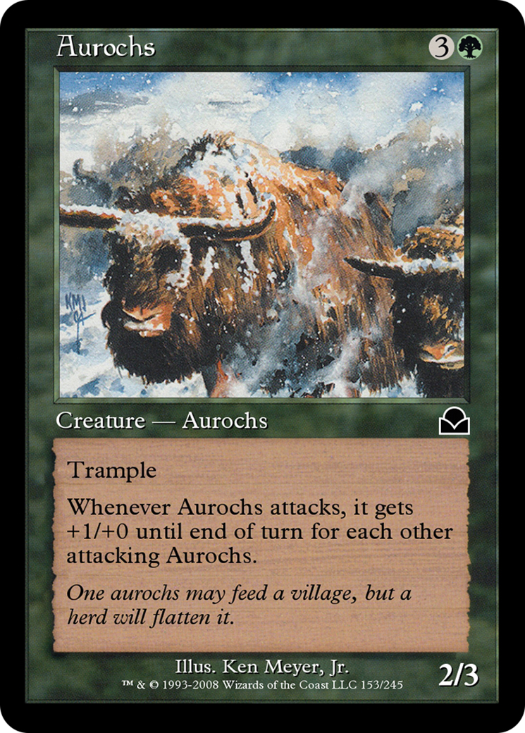 Aurochs (ME2-153) [Masters Edition II] Foil