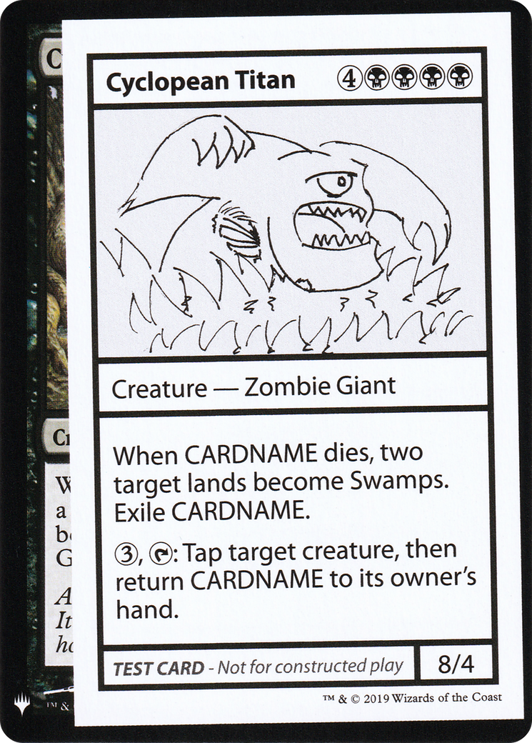 Cyclopean Titan [Mystery Booster Playtest Cards 2019]