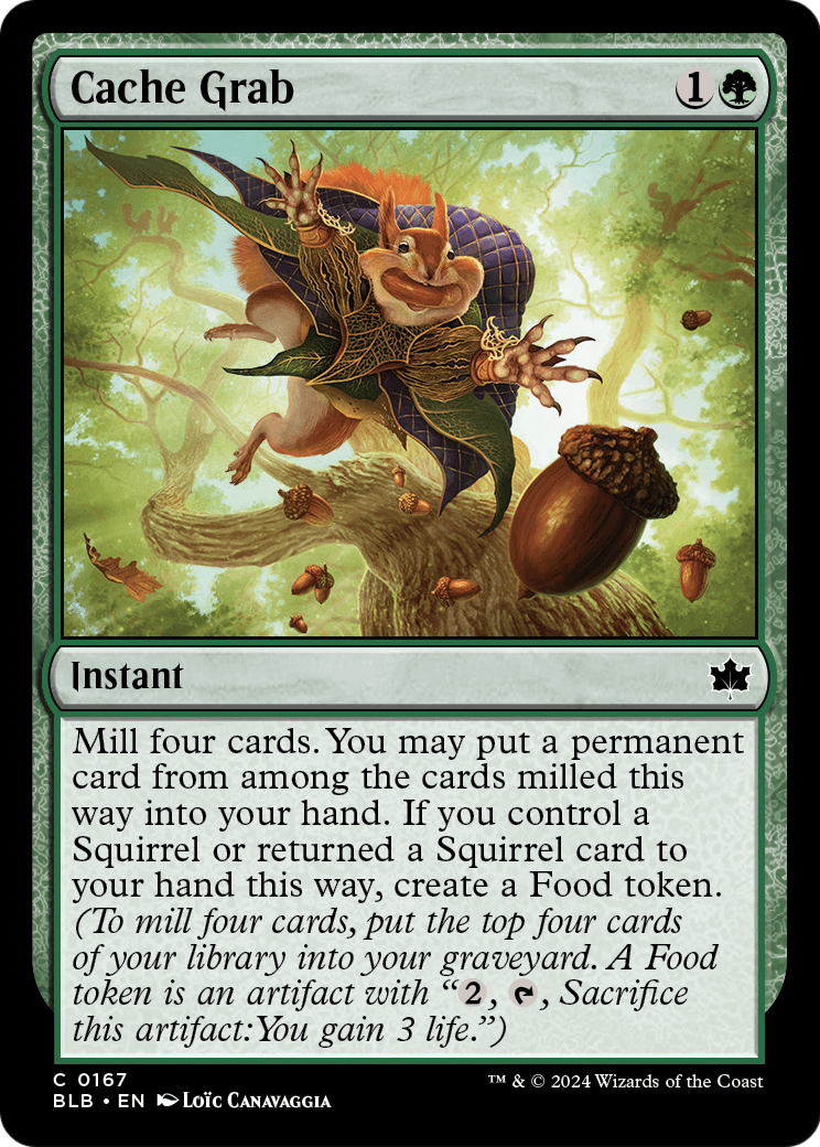 Cache Grab (BLB-167) [Bloomburrow]