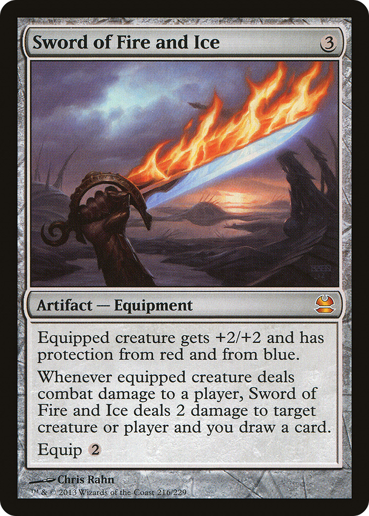 Sword of Fire and Ice (MMA-216) [Modern Masters] Foil