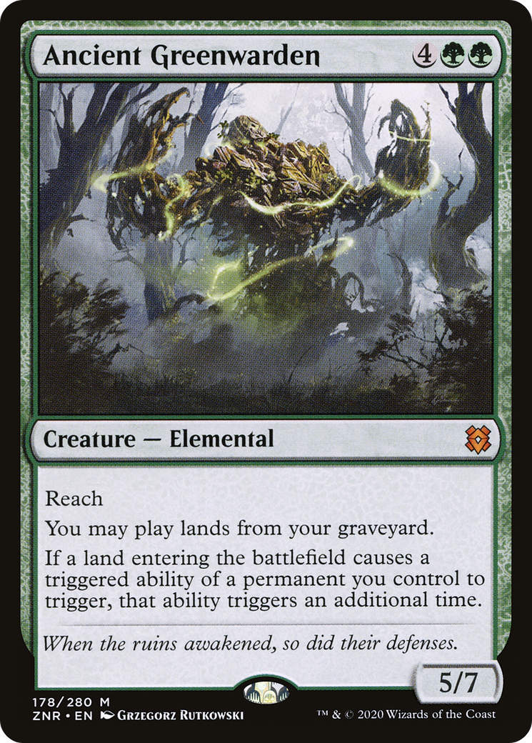Ancient Greenwarden (ZNR-178) [Zendikar Rising]