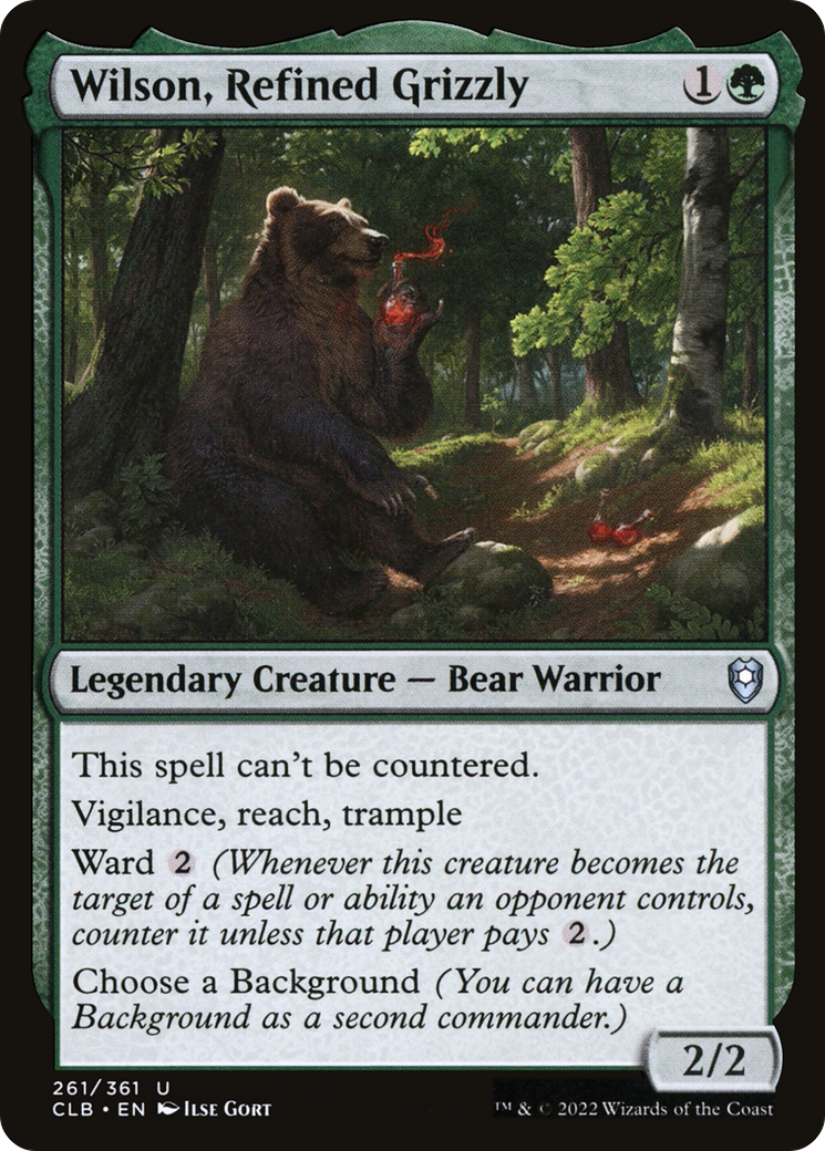Wilson, Refined Grizzly (CLB-261) [Commander Legends: Battle for Baldur's Gate]