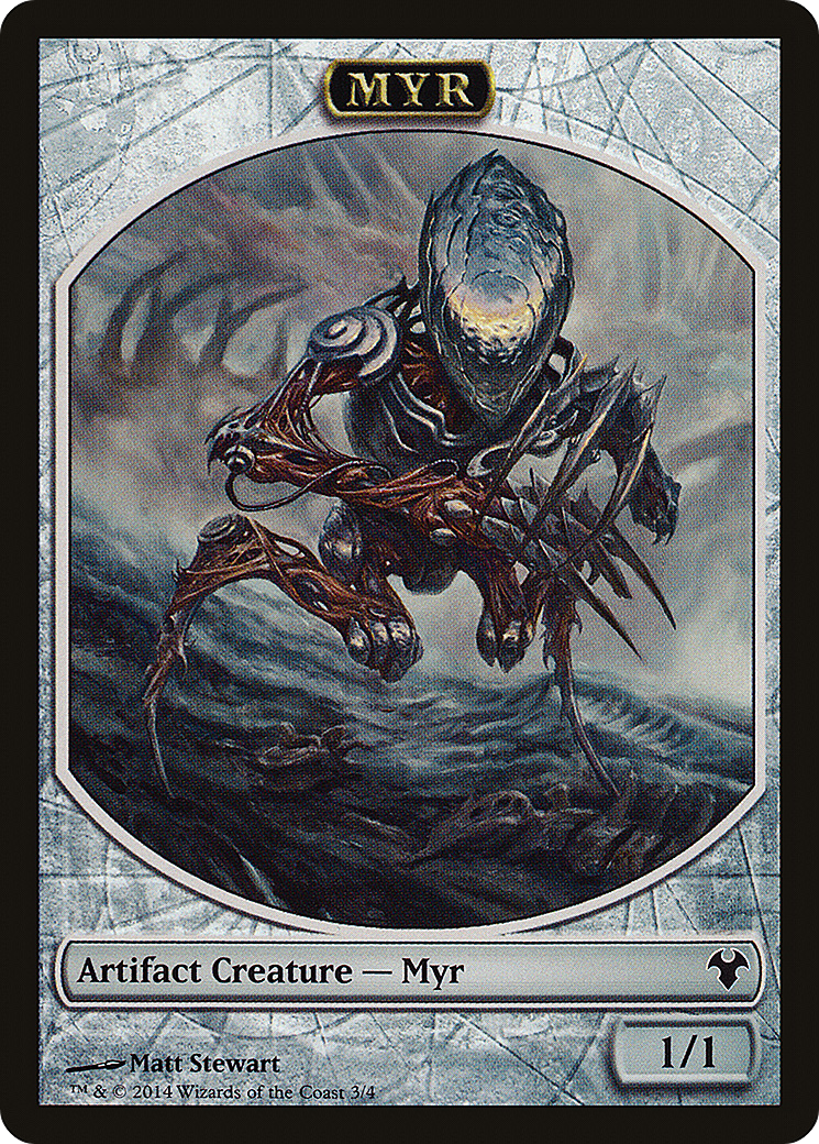 Myr // Spirit Double-Sided Token (MD1-3 // 2) [Modern Event Deck 2014 Tokens]