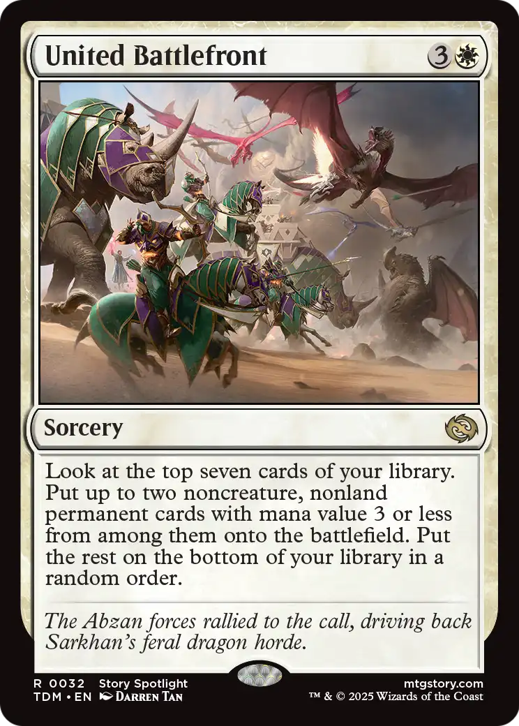 United Battlefront (TDM-032) [Tarkir: Dragonstorm]