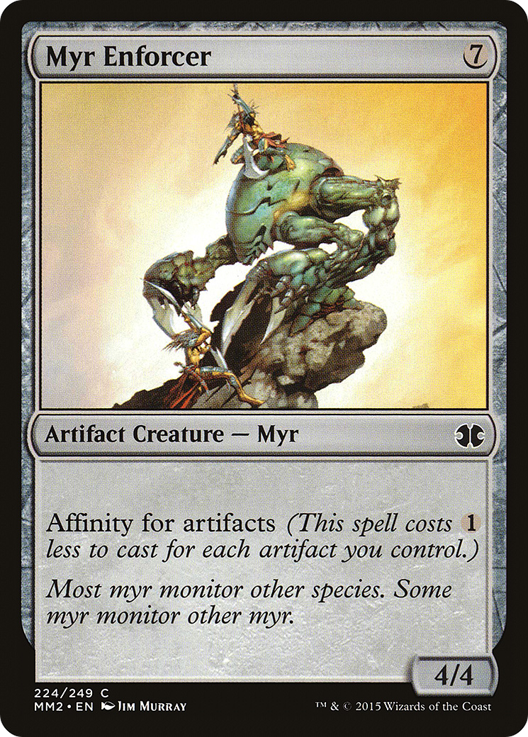 Myr Enforcer (MM2-224) [Modern Masters 2015] Foil