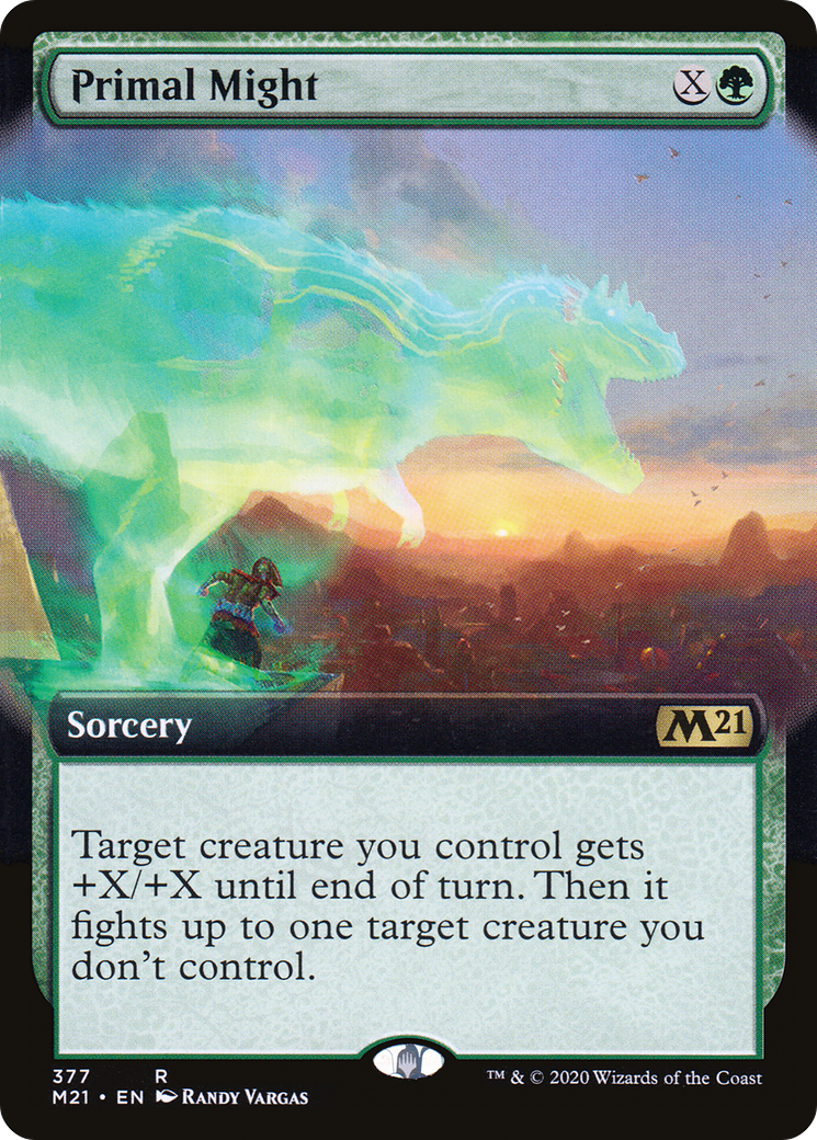 Primal Might (Extended Art) (M21-377) [Core Set 2021]