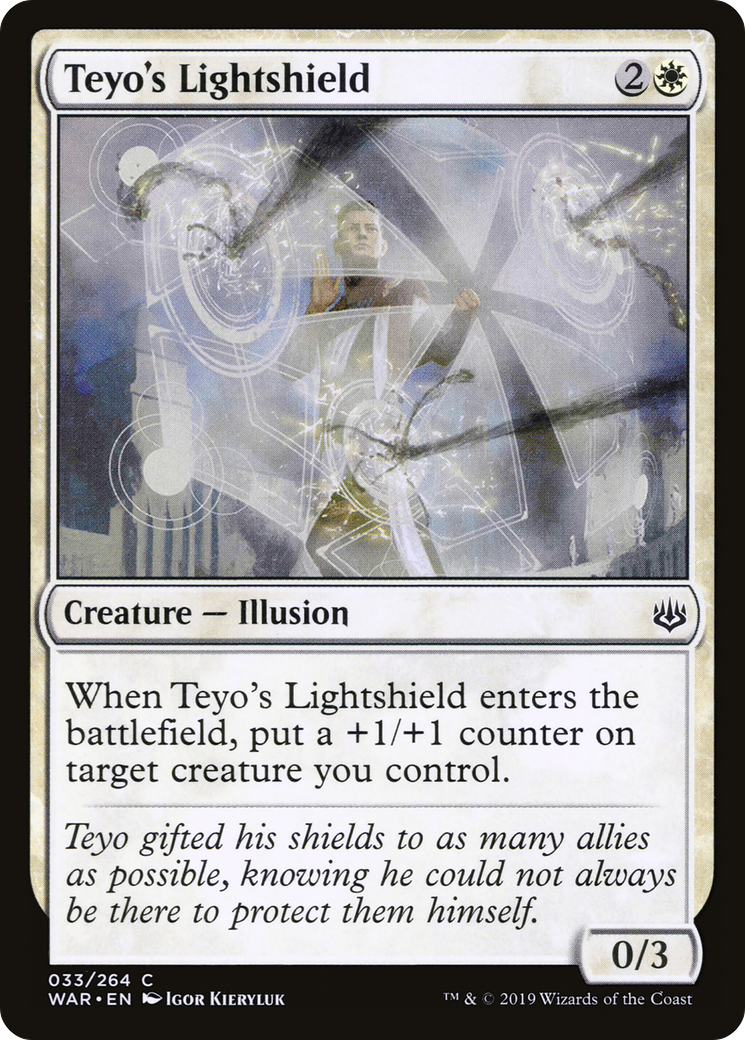 Teyo's Lightshield (WAR-033) [War of the Spark] Foil
