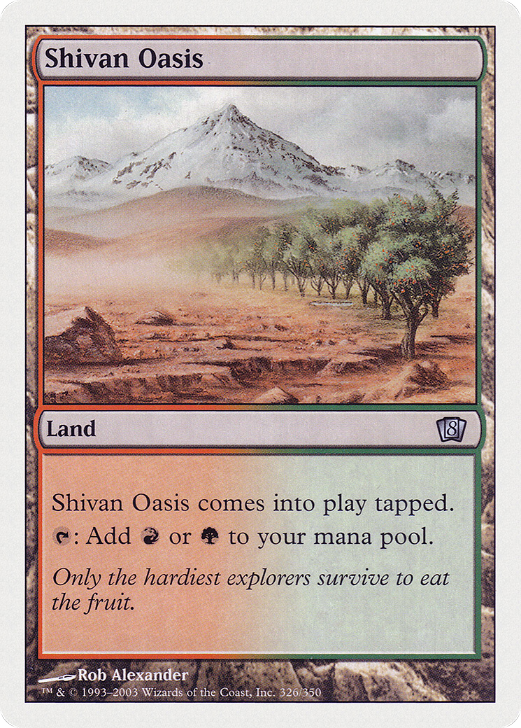 Shivan Oasis (8ED-326) [8th Edition]