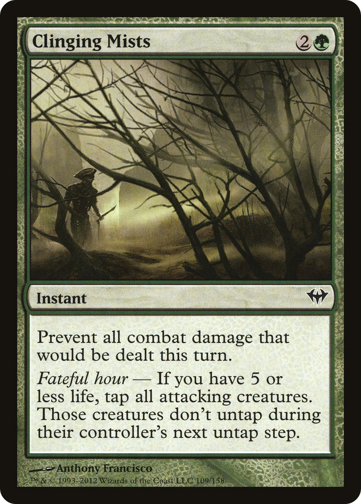 Clinging Mists (DKA-109) [Dark Ascension] Foil