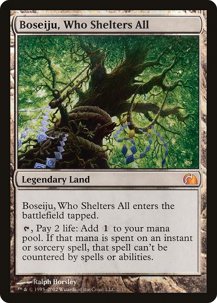 Boseiju, Who Shelters All (V12-002) [From the Vault: Realms] Foil