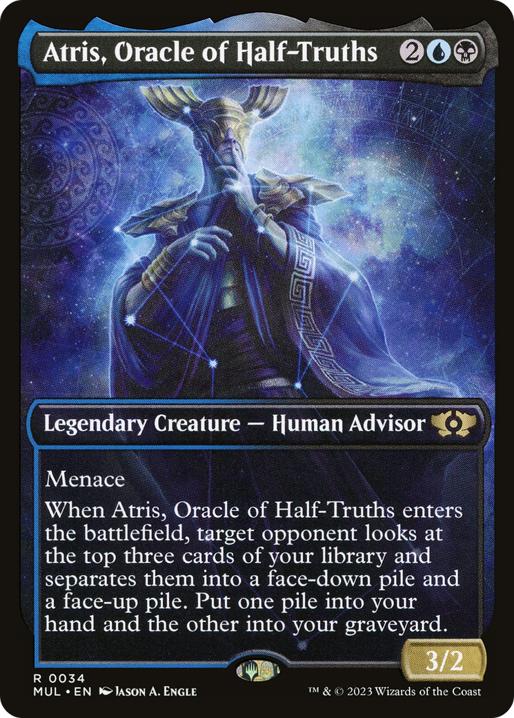 Atris, Oracle of Half-Truths (MUL-034) (Showcase) [Multiverse Legends] Foil