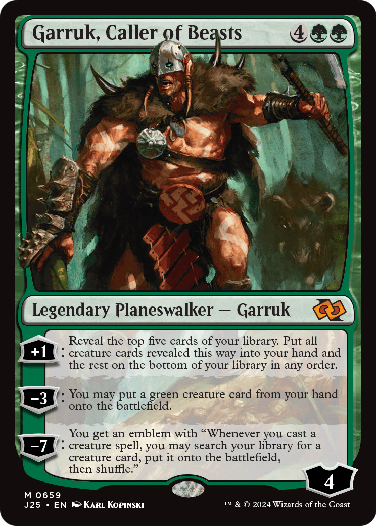 Garruk, Caller of Beasts (J25-659) [Foundations Jumpstart]