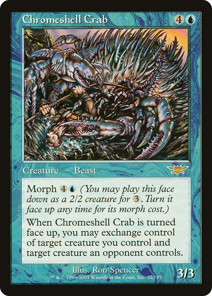 Chromeshell Crab (LGN-032) [Legions] Foil