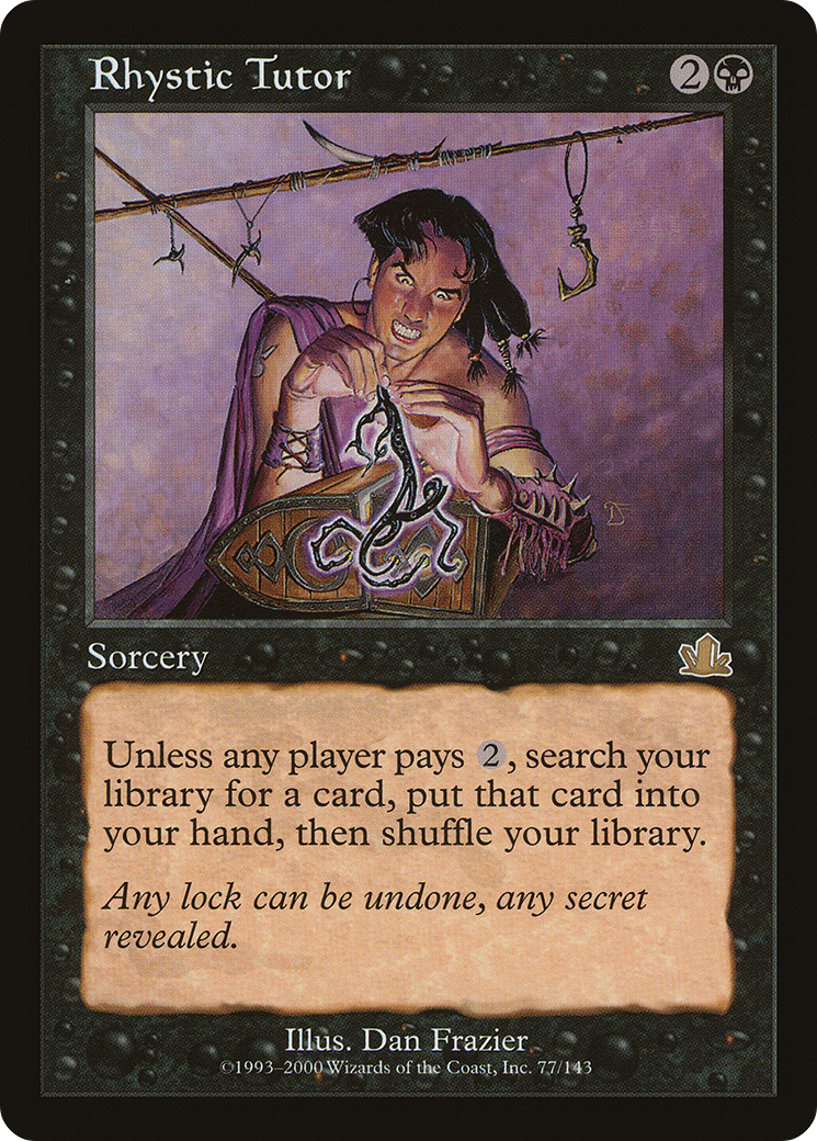 Rhystic Tutor (PCY-077) [Prophecy]