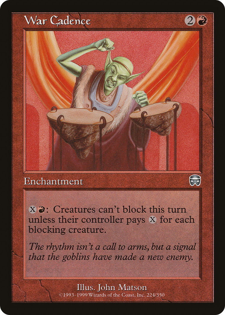 War Cadence (MMQ-224) [Mercadian Masques]