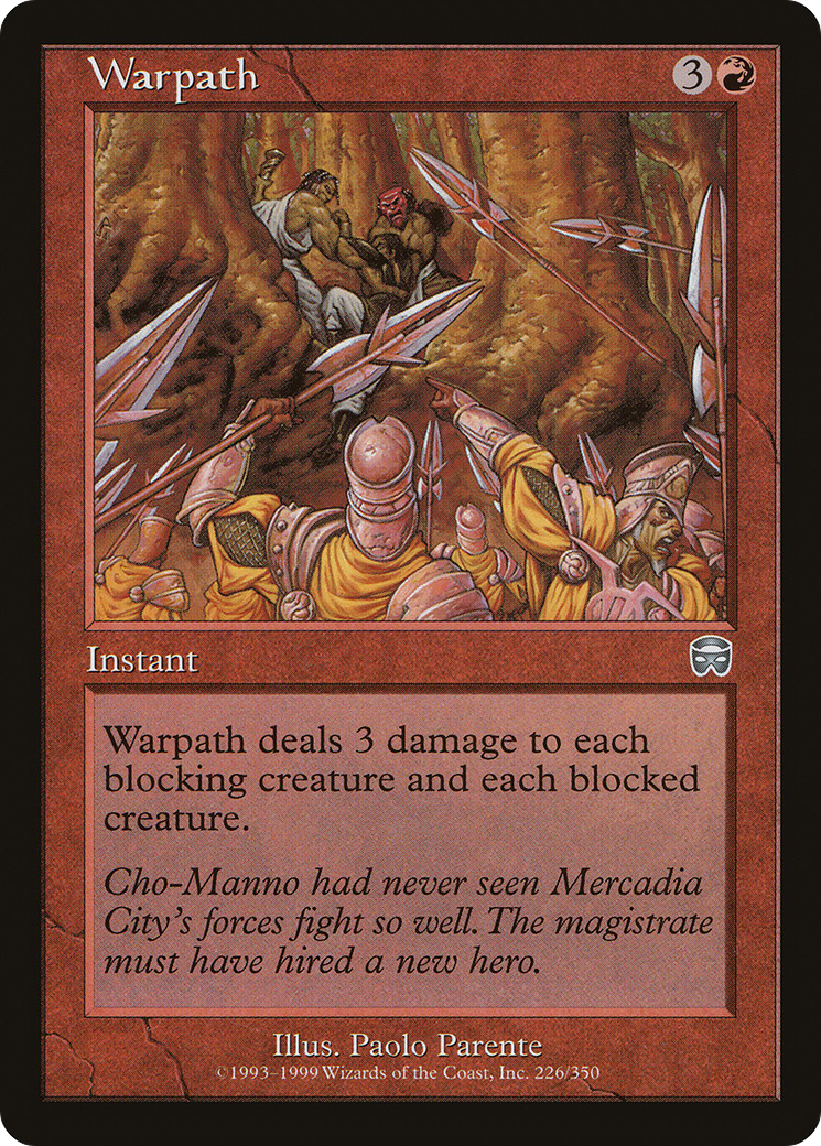 Warpath (MMQ-226) [Mercadian Masques] Foil