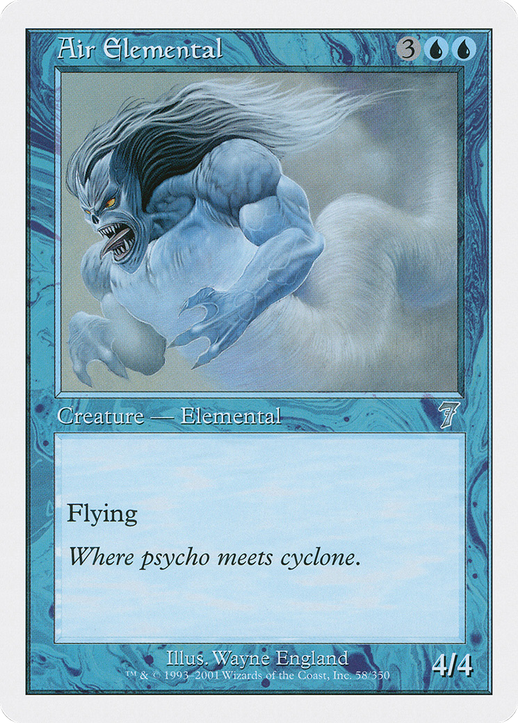 Air Elemental (7ED-058) [7th Edition]