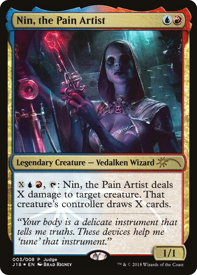 Nin, the Pain Artist (JDG-003) [Judge Gift Cards 2018] Foil