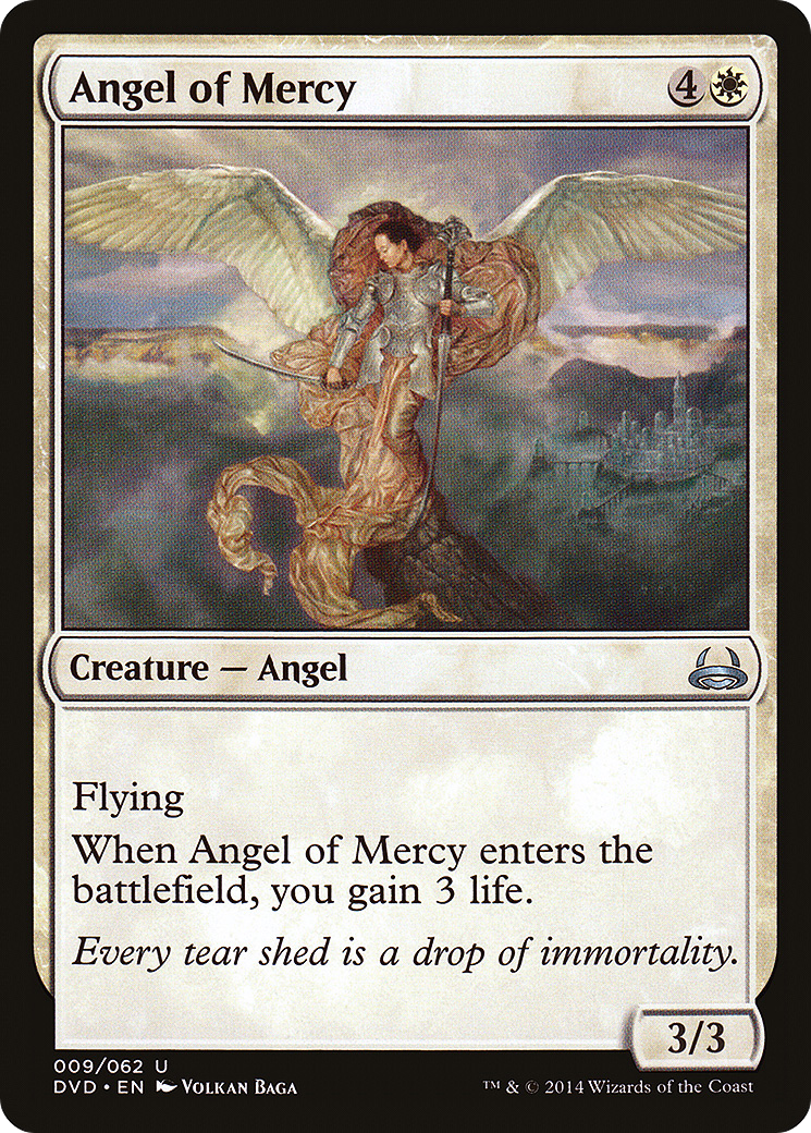 Angel of Mercy (DD3-009) [Duel Decks Anthology: Divine vs. Demonic]