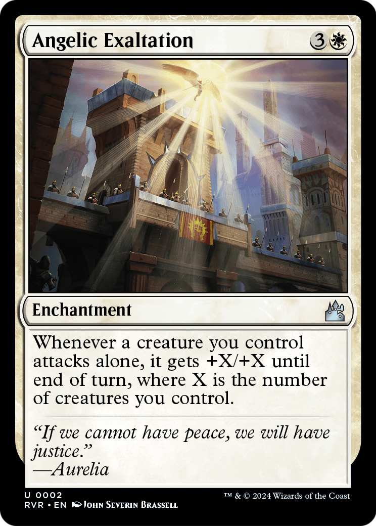 Angelic Exaltation (RVR-002) [Ravnica Remastered]