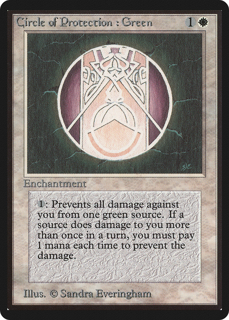 Circle of Protection: Green [Limited Edition Beta]