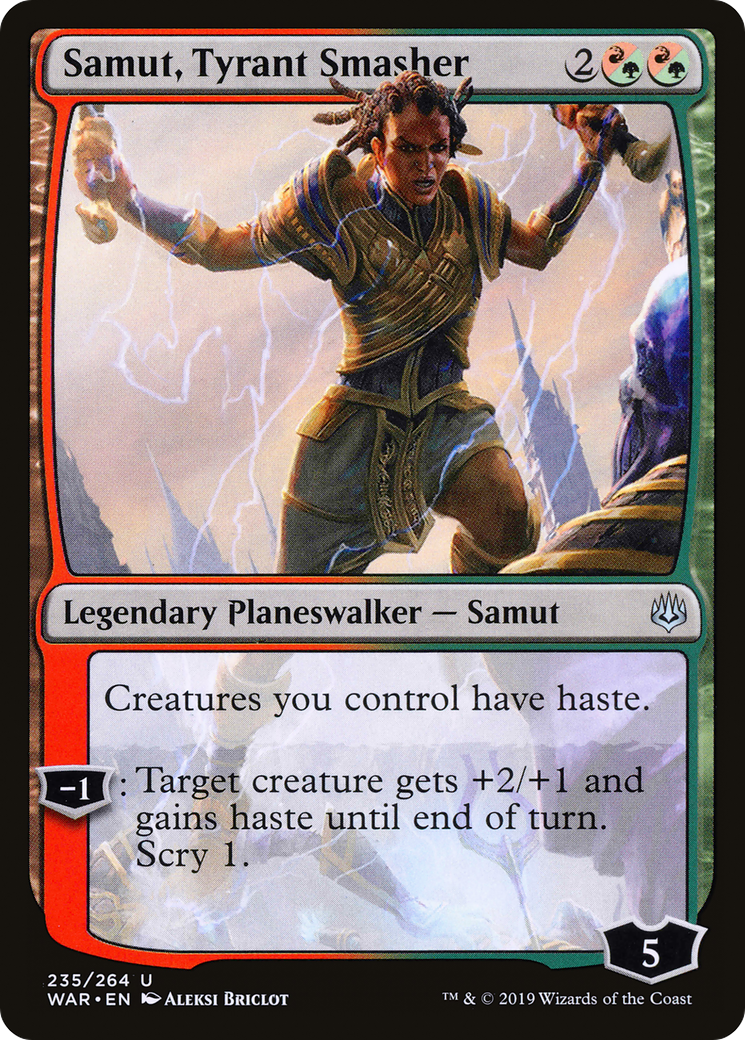 Samut, Tyrant Smasher (WAR-235) [War of the Spark] Foil