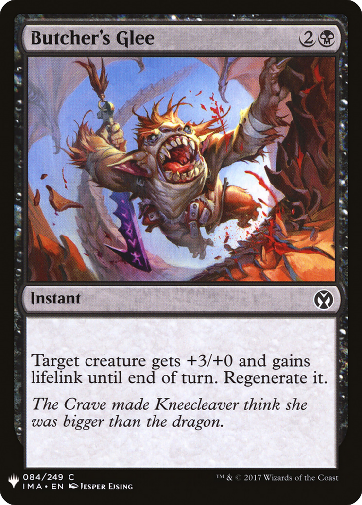 Butcher's Glee (LIST-IMA-84) [The List]