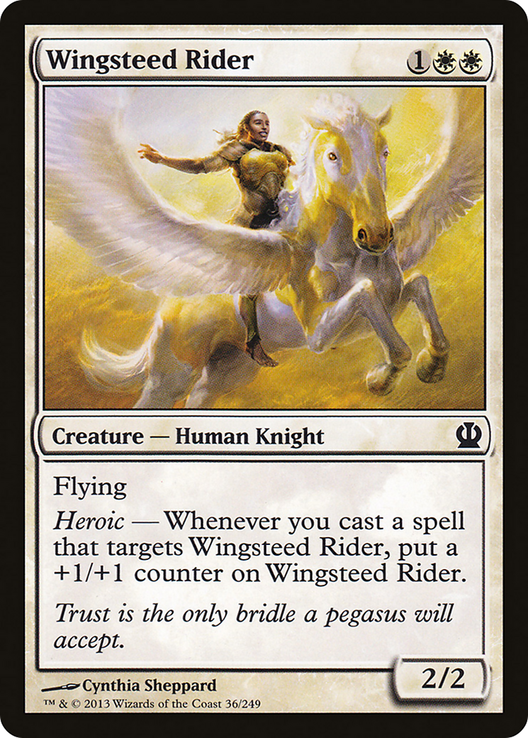 Wingsteed Rider (THS-036) [Theros] Foil