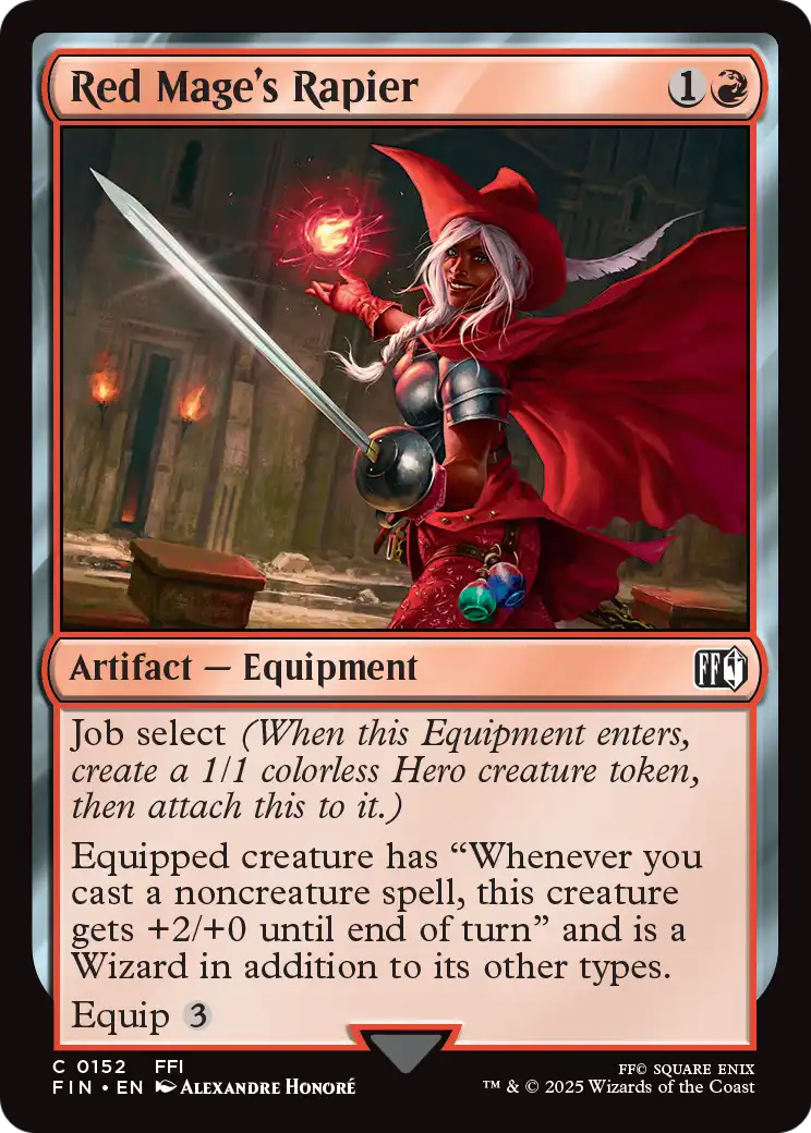 Red Mage's Rapier (FIN-152) [FINAL FANTASY] Foil