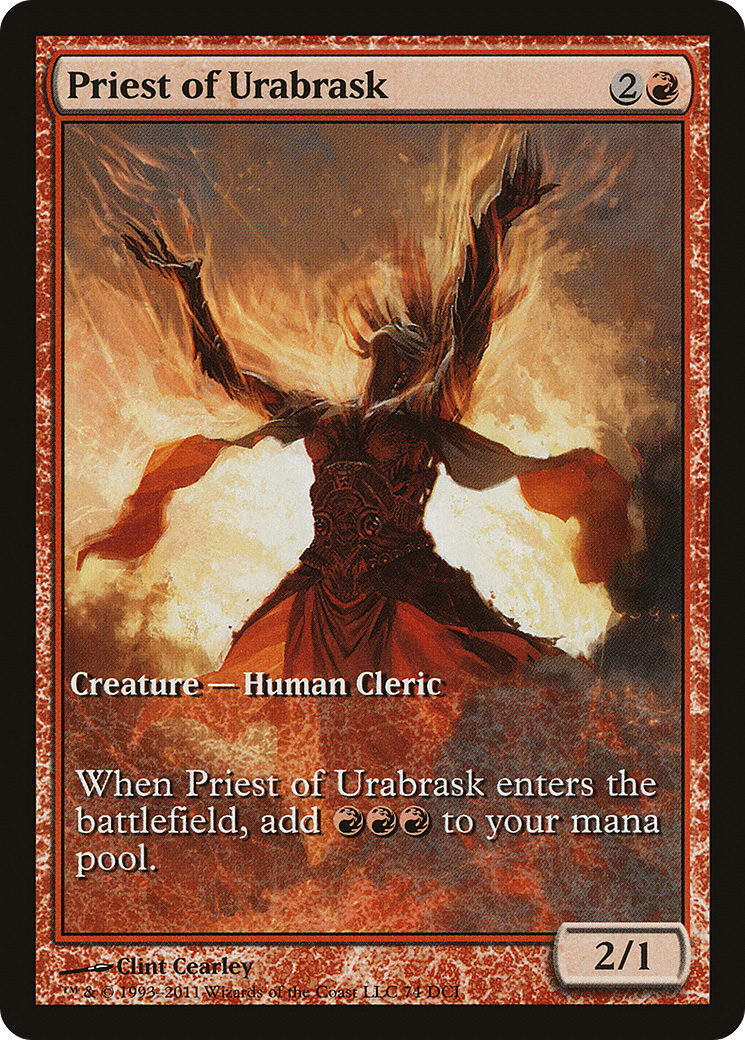 Priest of Urabrask (GAME-074) [DCI Promos]